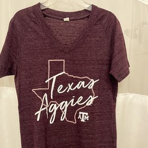 Texas Aggies V-neck Tee
